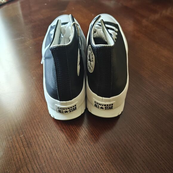 M8.5/W10.5 Converse Chuck Taylor All Star Lugged 2.0 High Top Black White - Picture 4 of 8